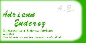 adrienn endersz business card